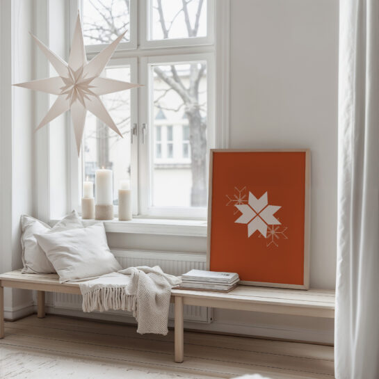 Christmas print – snowflake